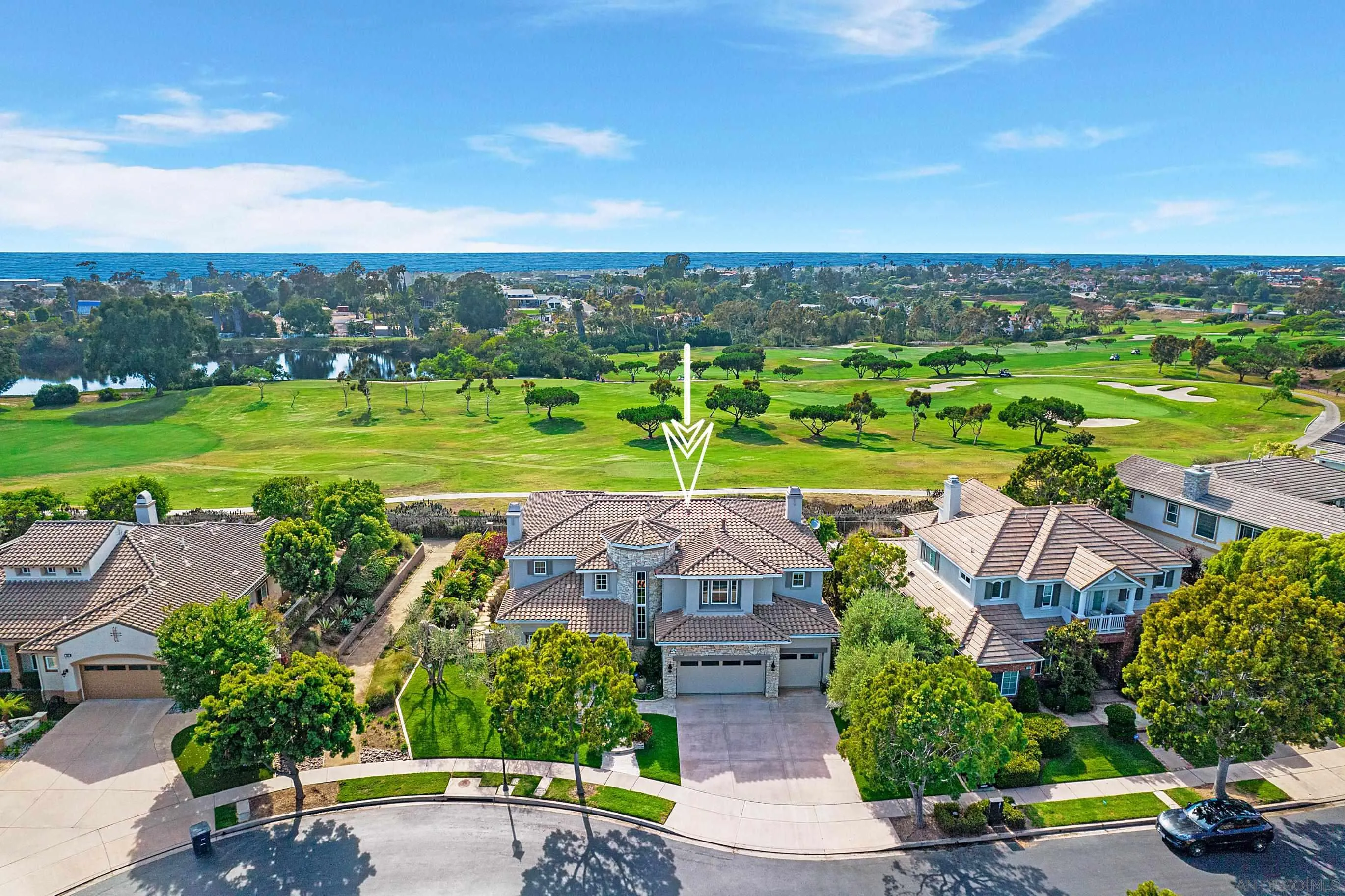 698 Cypress Hills Drive Encinitas, CA 92024 - Photo 64 of 67 an aerial view of a house with outdoor space