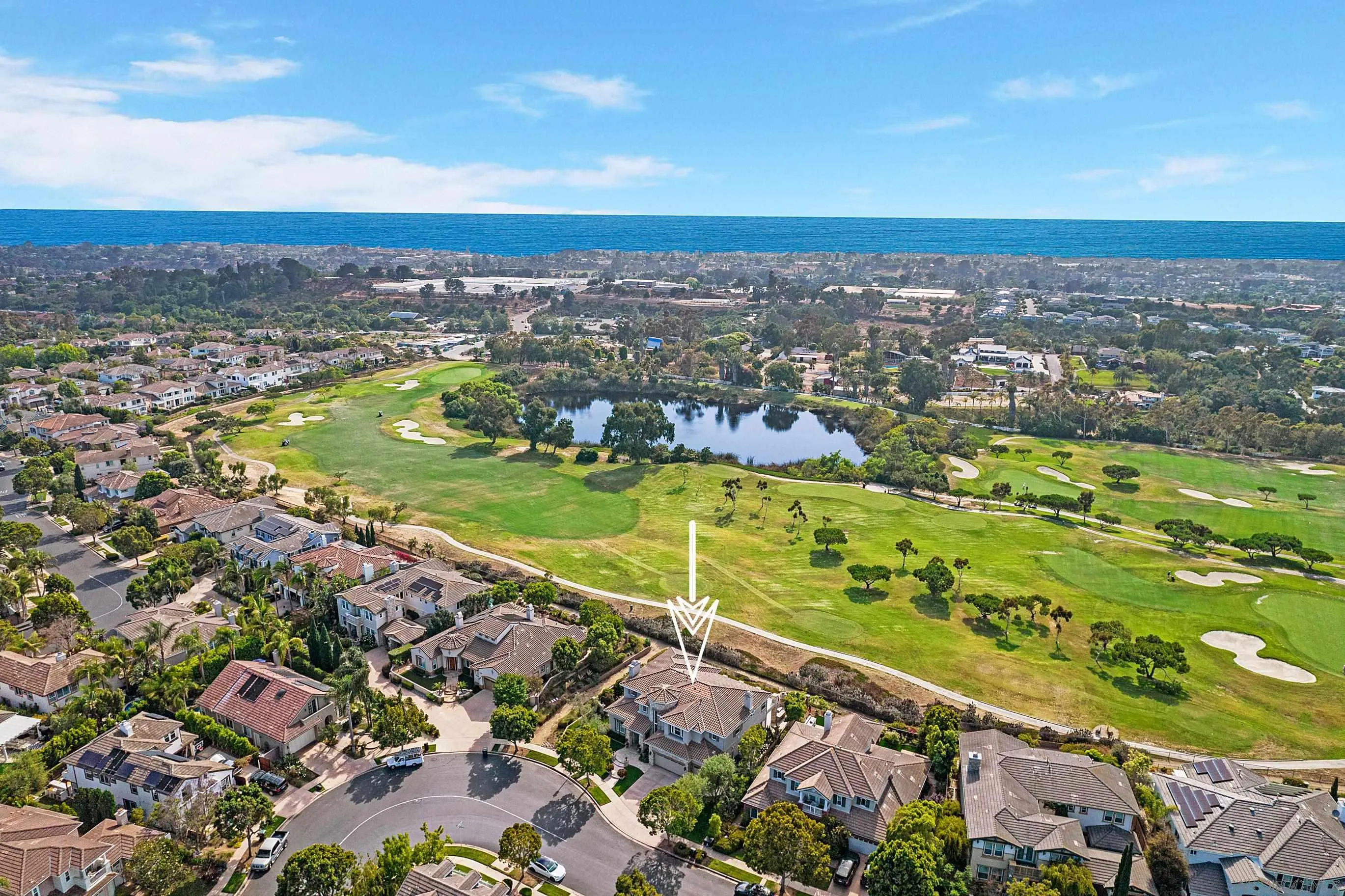 698 Cypress Hills Drive Encinitas, CA 92024 - Photo 65 of 67 a view of a city with an ocean