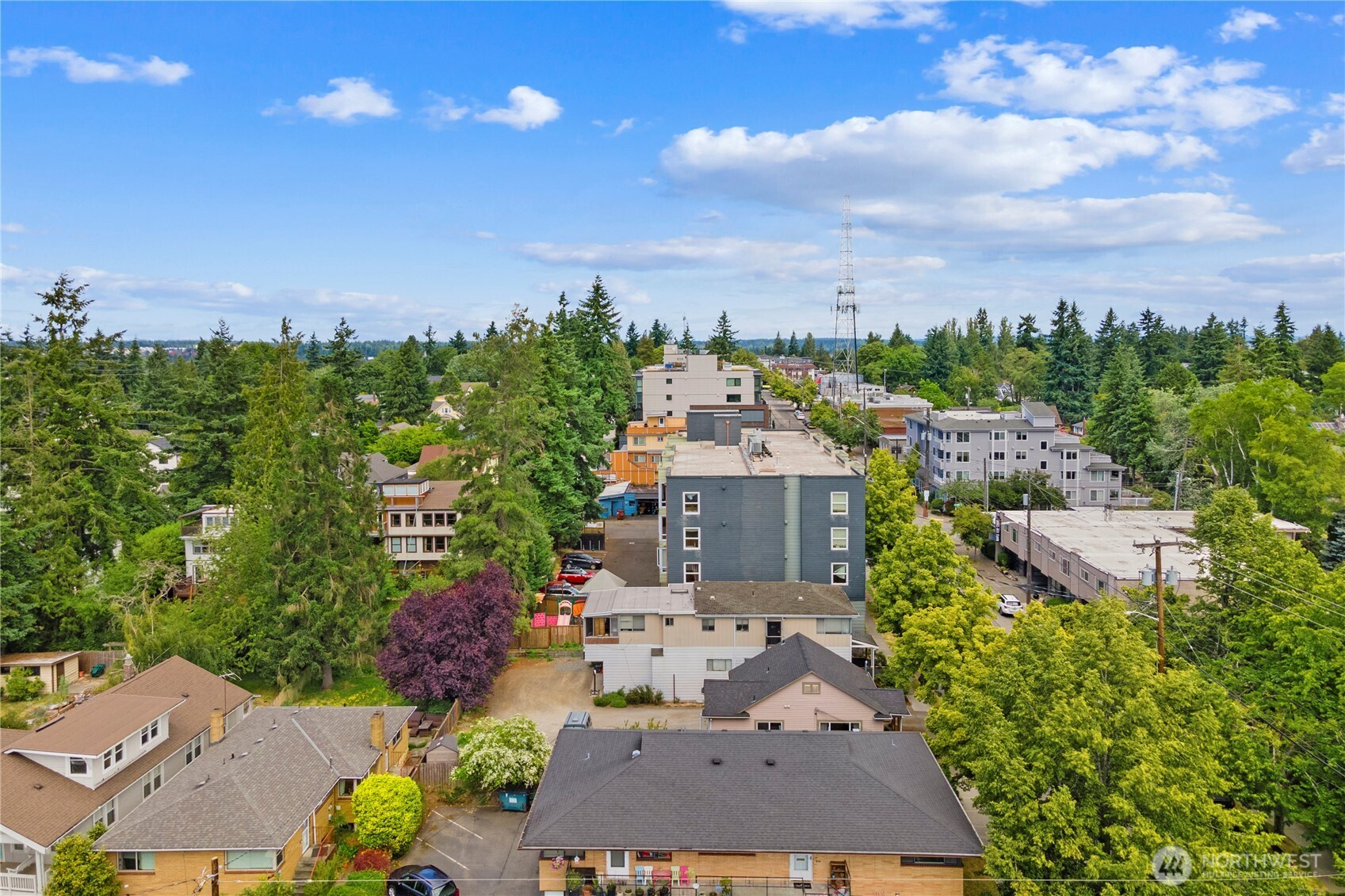 8521 Roosevelt Way Northeast Seattle, WA 98115 - Photo 8 of 18 an aerial view of multiple house