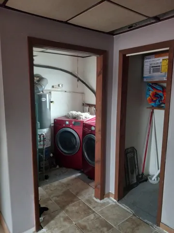 a front view of a house with an outdoor space