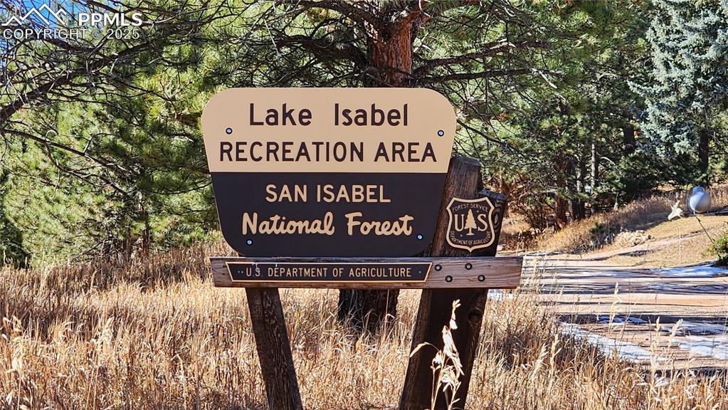 Undisclosed Address Rye, CO 81069 - Photo 25 of 25 a sign broad on the side of a road