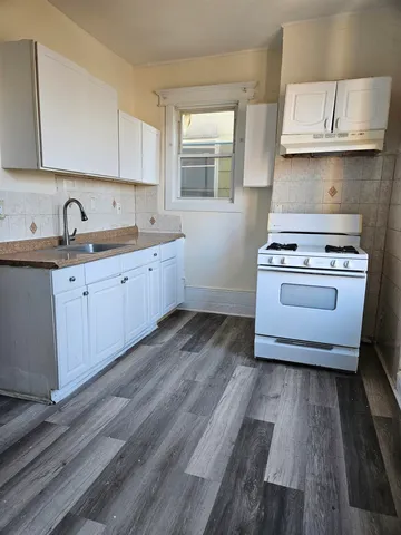 wooden floor in a kitchen