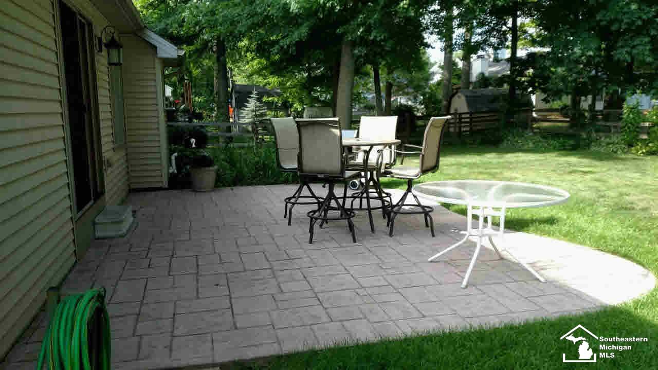 6772 Hartland Road Temperance, MI 48182 - Photo 19 of 22 Stamped patio