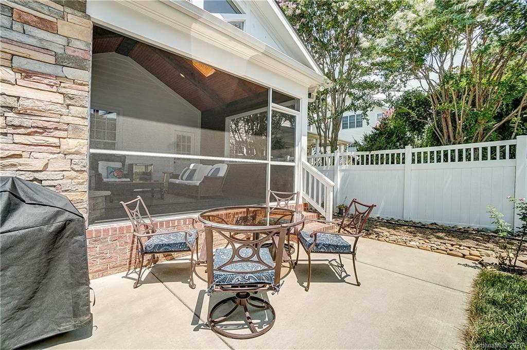 694 Revival Row Fort Mill, SC 29708 - Photo 41 of 46 a view of a patio with table and chairs and potted plants