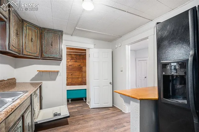 a room with storage and utility