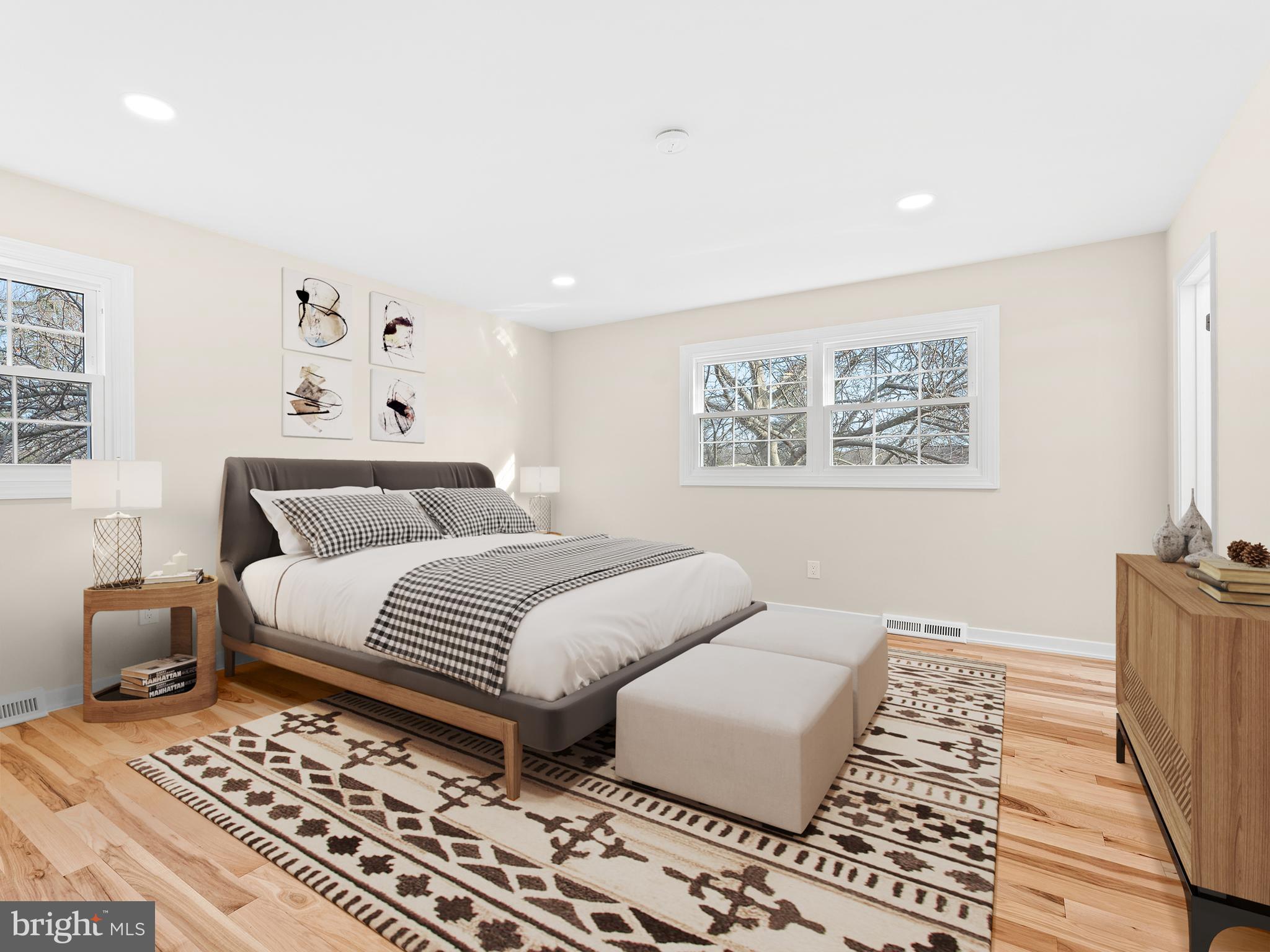 972 Roeloffs Road Yardley, PA 19067 - Photo 27 of 64 a bedroom with double bed and a window