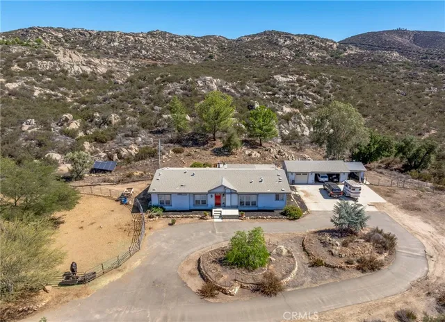 a aerial view of a city