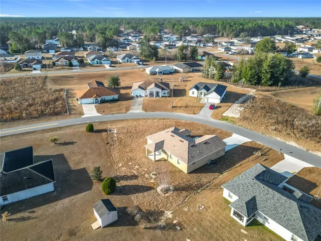a view of a lake with a city