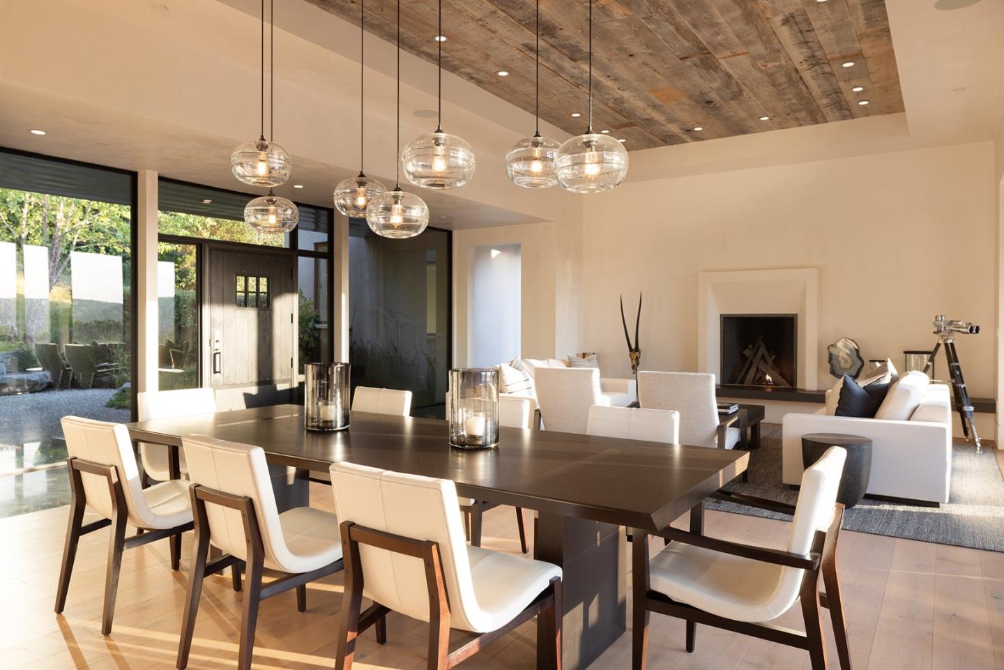 19 Rancho San Carlos Road Carmel, CA 93923 - Photo 12 of 30 a view of a dining room with furniture window and outside view