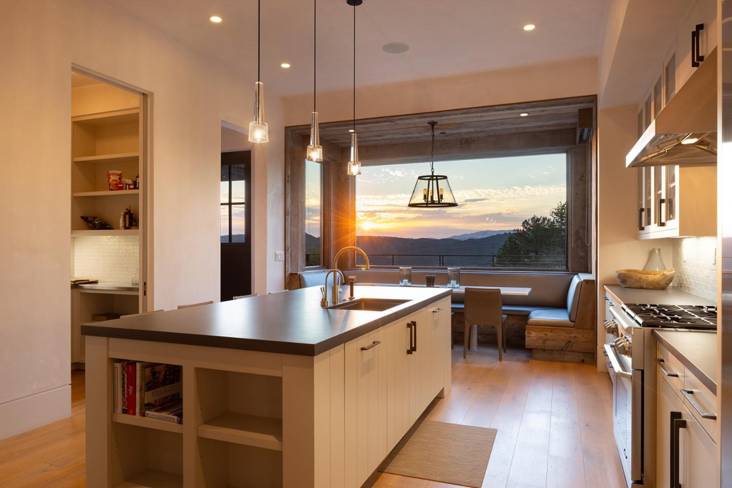 19 Rancho San Carlos Road Carmel, CA 93923 - Photo 13 of 30 a kitchen with stainless steel appliances granite countertop a sink stove and refrigerator