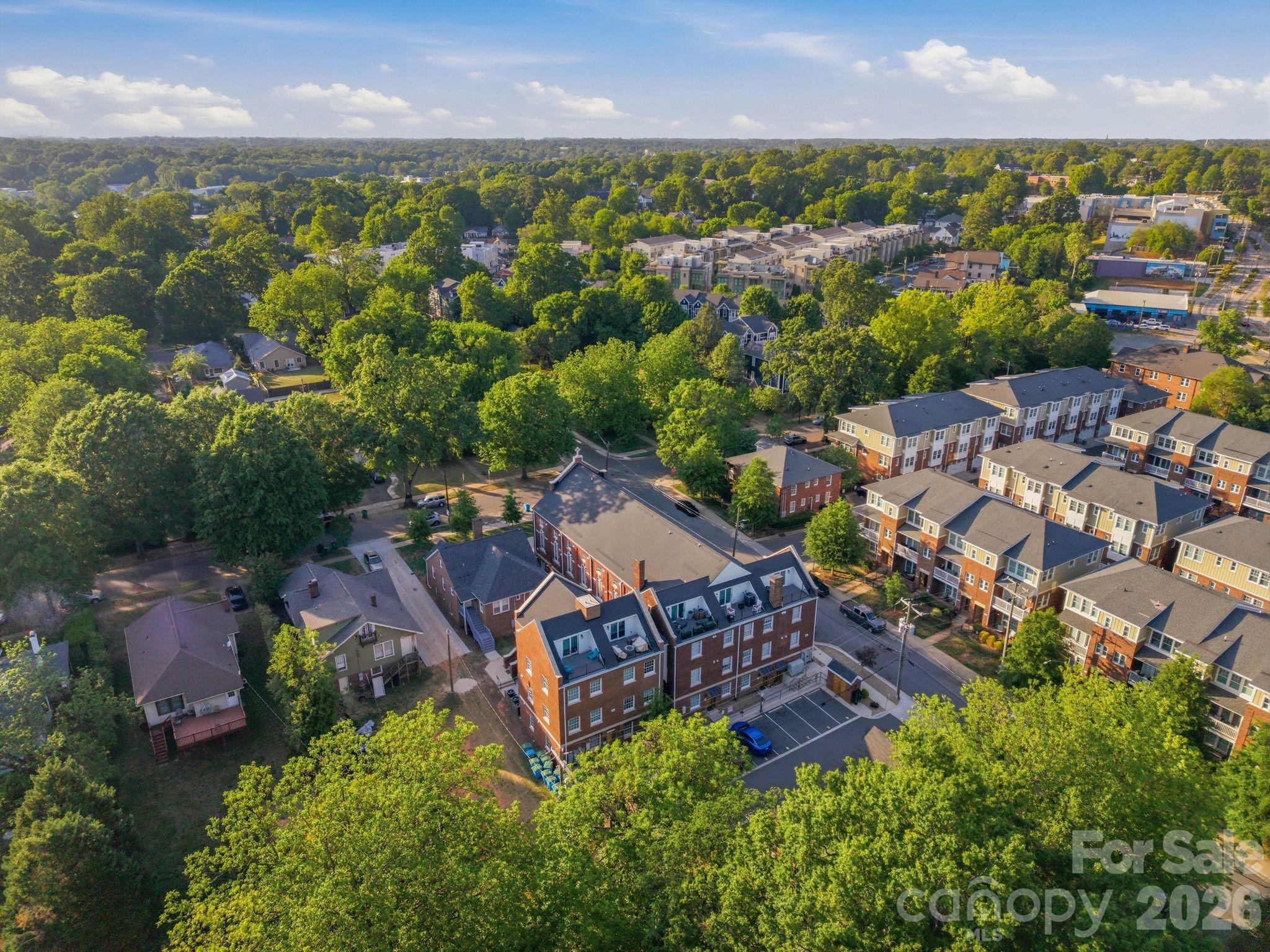203 Grandin Road, Unit 1 Charlotte, NC 28208 - Photo 30 of 32 an aerial view of multiple house