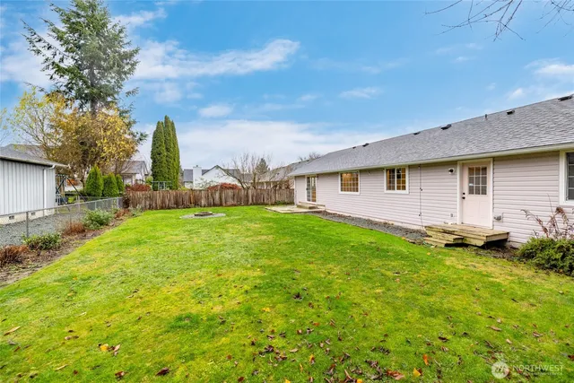 a front view of house with garden
