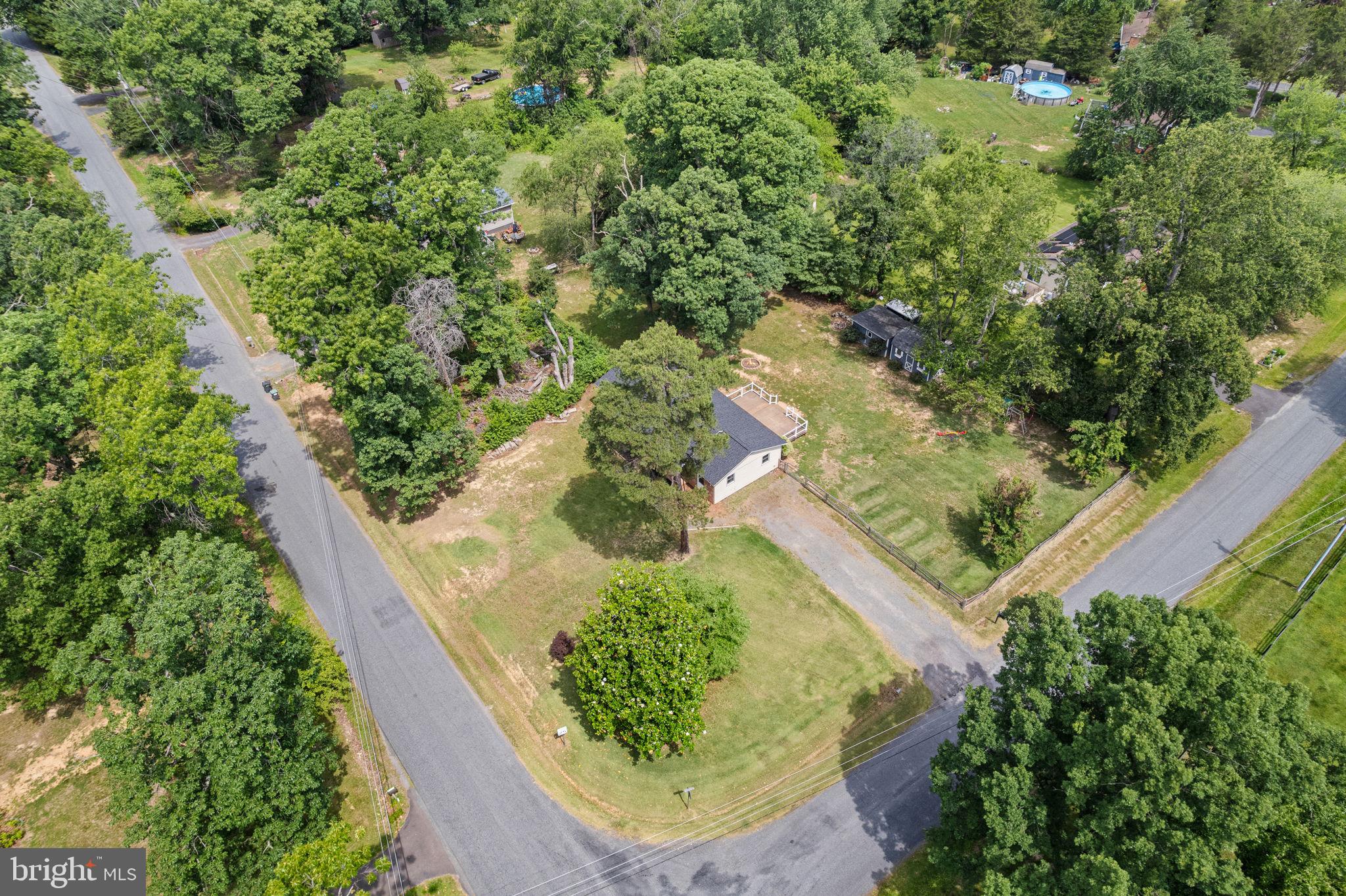 12237 Randle Lane Culpeper, VA 22701 - Photo 28 of 31 an aerial view of a house with a yard