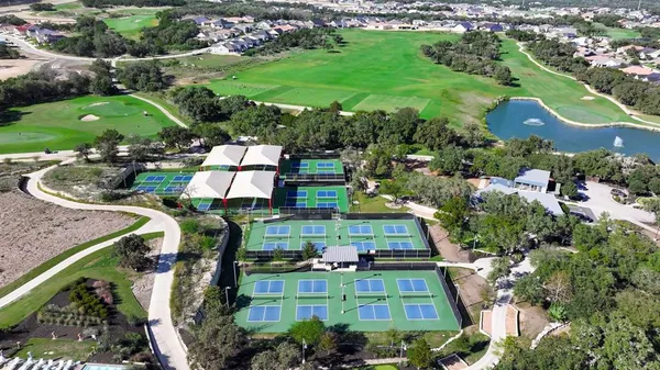 an aerial view of a