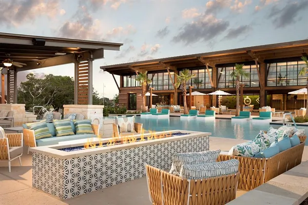 a outdoor living space with furniture and garden view
