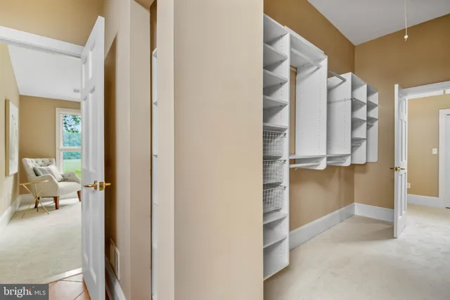 a view of a backyard with garden