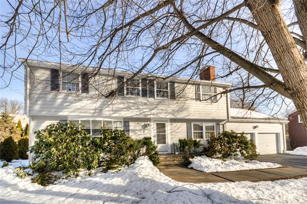 6 Hancock Road Needham, MA 02492 - Photo 1 of 19 a front view of a house with a yard outdoor seating and covered with trees