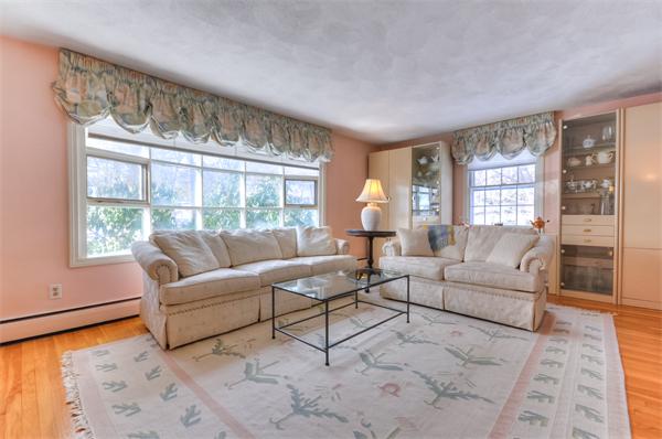 6 Hancock Road Needham, MA 02492 - Photo 3 of 19 a living room with furniture and a large window