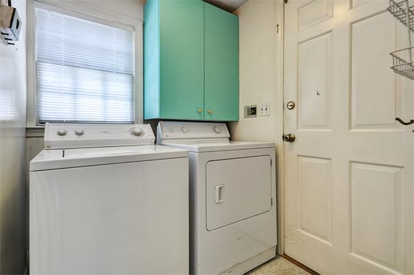 6 Hancock Road Needham, MA 02492 - Photo 10 of 19 a utility room with dryer and washer
