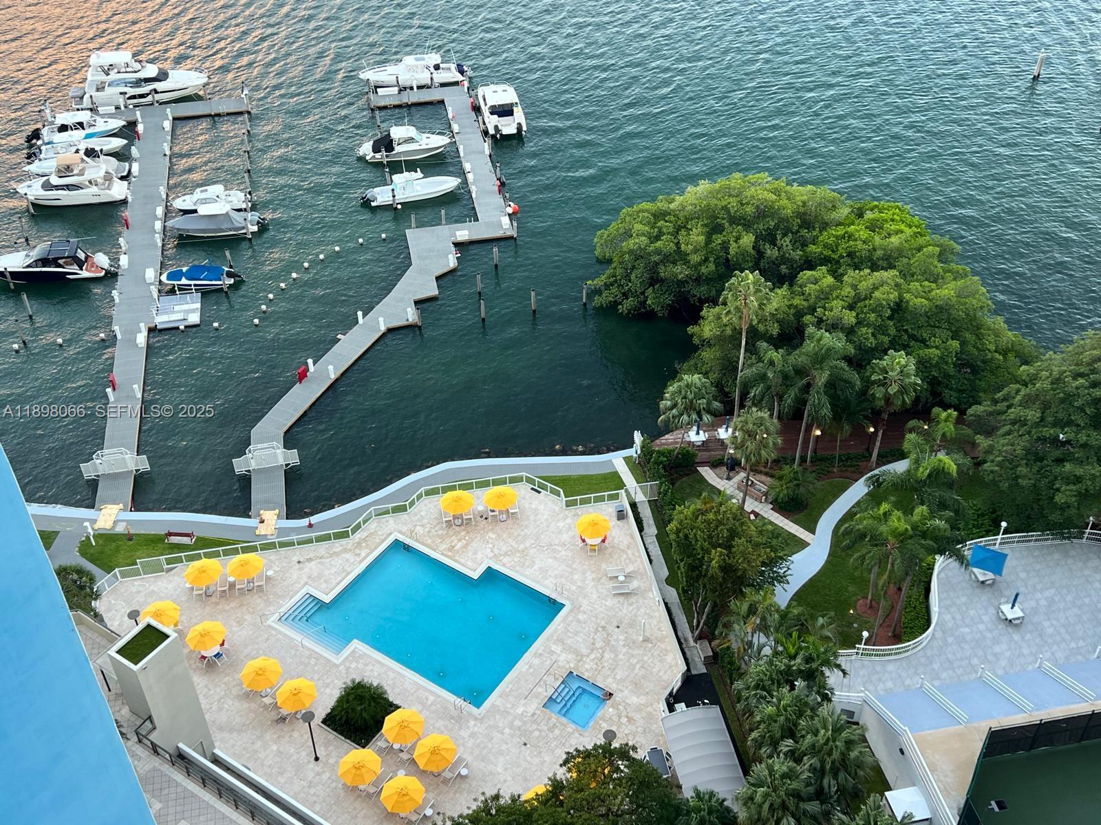 1581 Brickell Avenue, Unit 2005 Miami, FL 33129 - Photo 13 of 51 an aerial view of a house having outdoor space