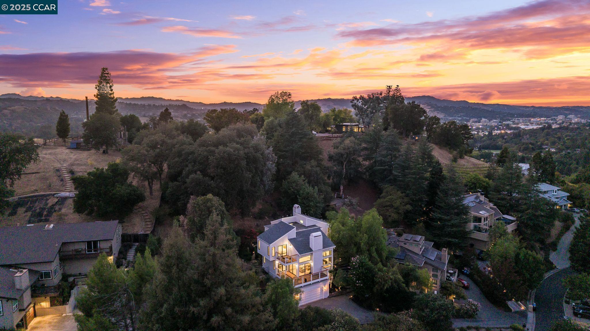 189 Rudgear Drive Walnut Creek, CA 94596 - Photo 43 of 59 a view of a city with sunset view