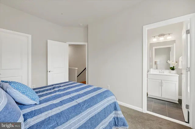 a front view of a building with many windows