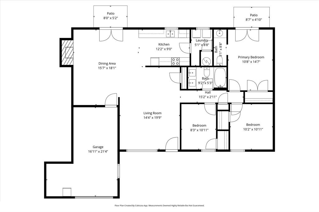 123 Harmon Road Gun Barrel City, TX 75156 - Photo 8 of 36 a picture of a bathroom with a shower