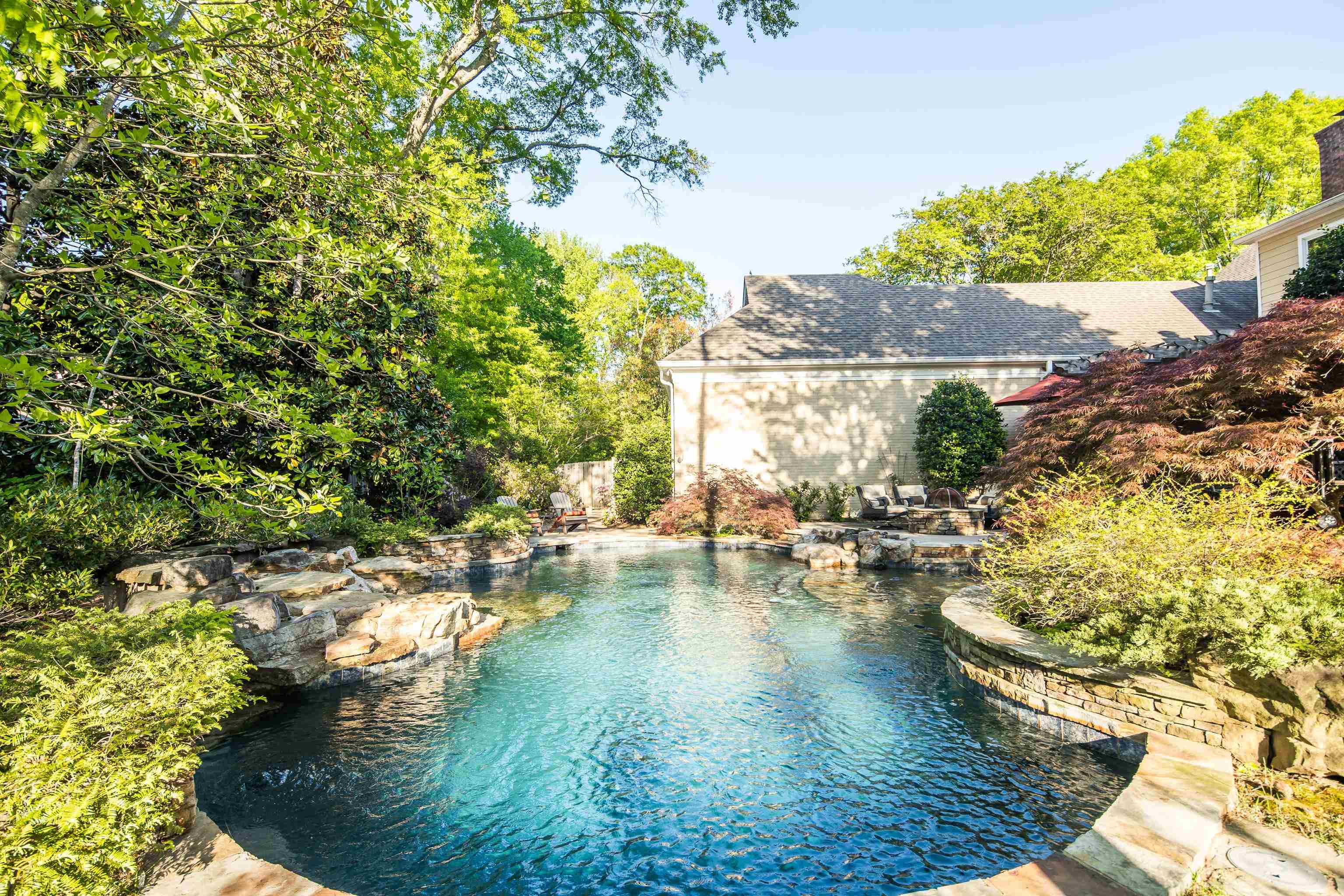6326 East Shady Grove Road Memphis, TN 38120 - Photo 39 of 40 a view of a swimming pool with a patio