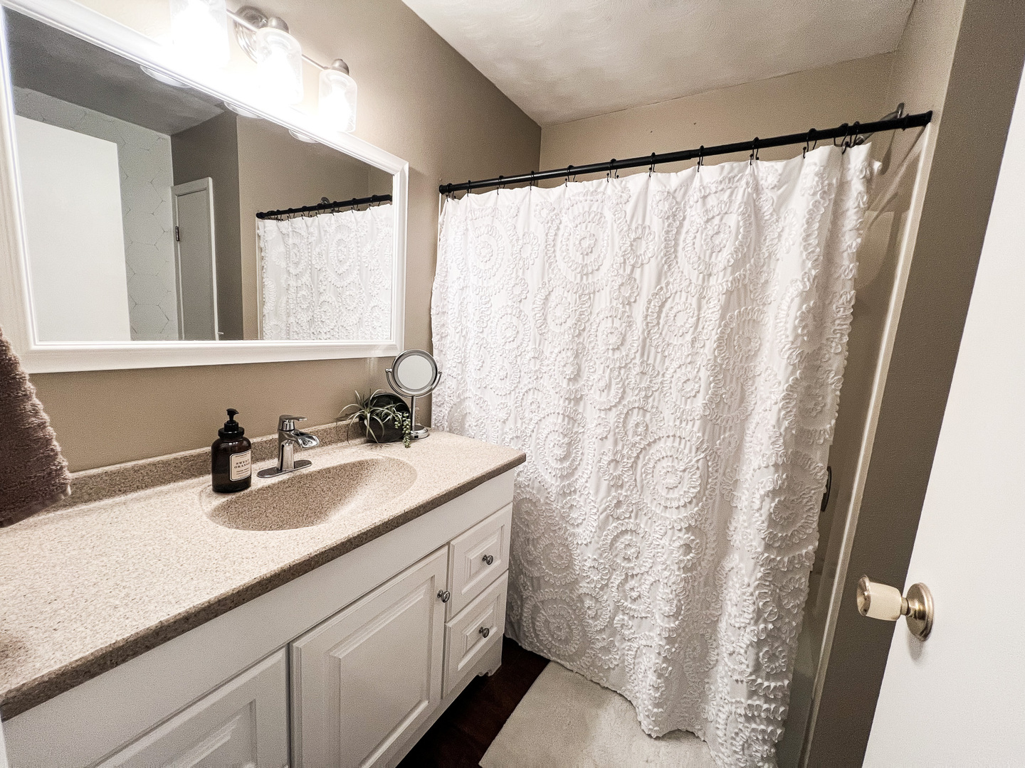 2201 Oak Drive Eureka, IL 61530 - Photo 24 of 25 a bathroom with a sink and a mirror