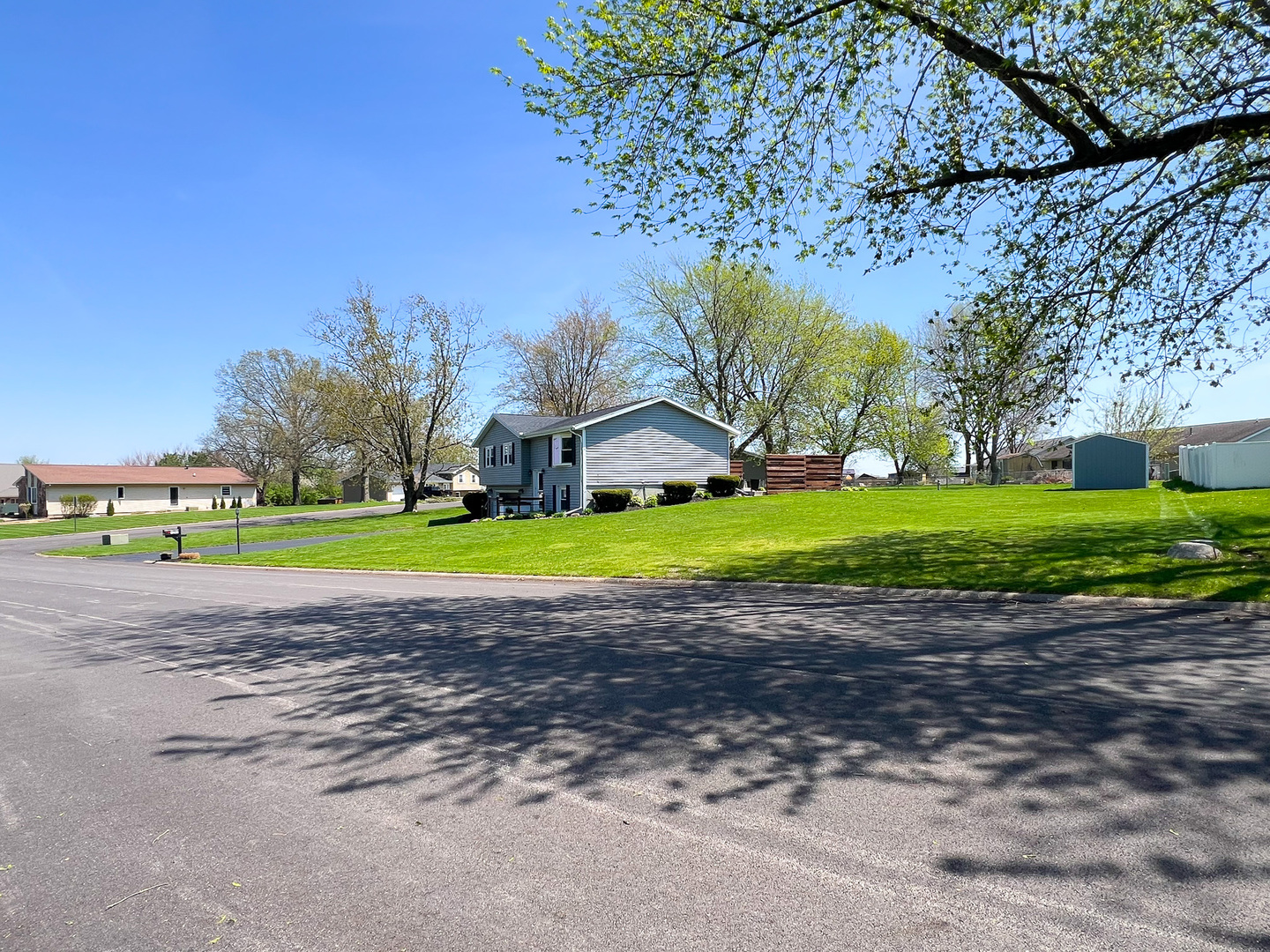 2201 Oak Drive Eureka, IL 61530 - Photo 8 of 25 a view of a house with a big yard and palm trees