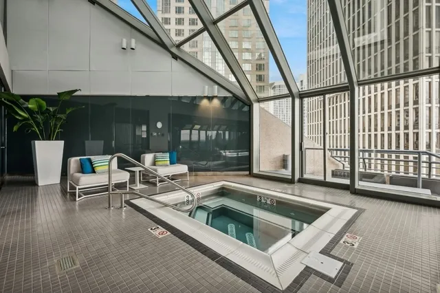 a very nice looking room with a large window