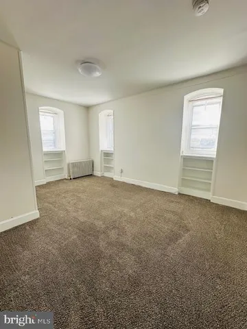 a front view of a building