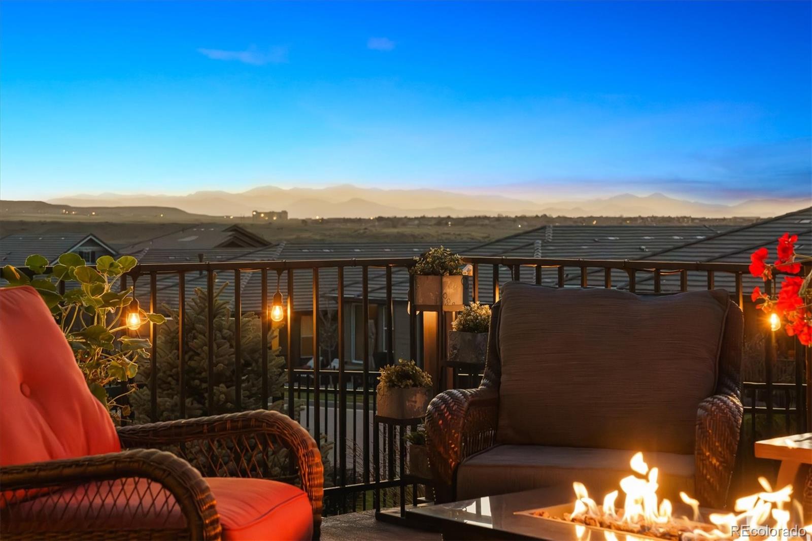 14100 Sierra Ridge Circle Parker, CO 80134 - Photo 5 of 37 a view of a balcony with furniture