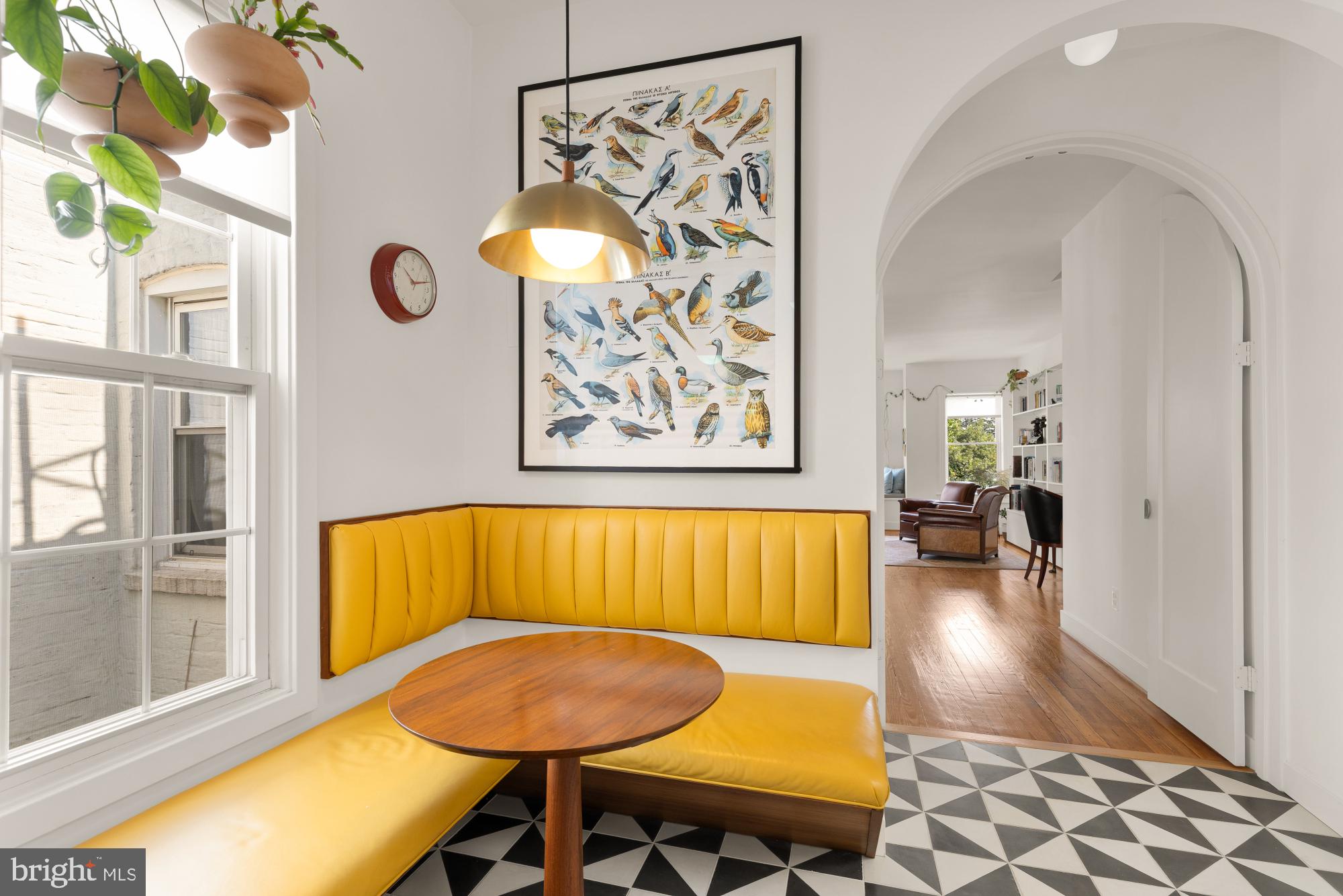 3022 R Street Northwest, Unit 3 Washington, DC 20007 - Photo 7 of 22 a view of a dining room with furniture and wooden floor