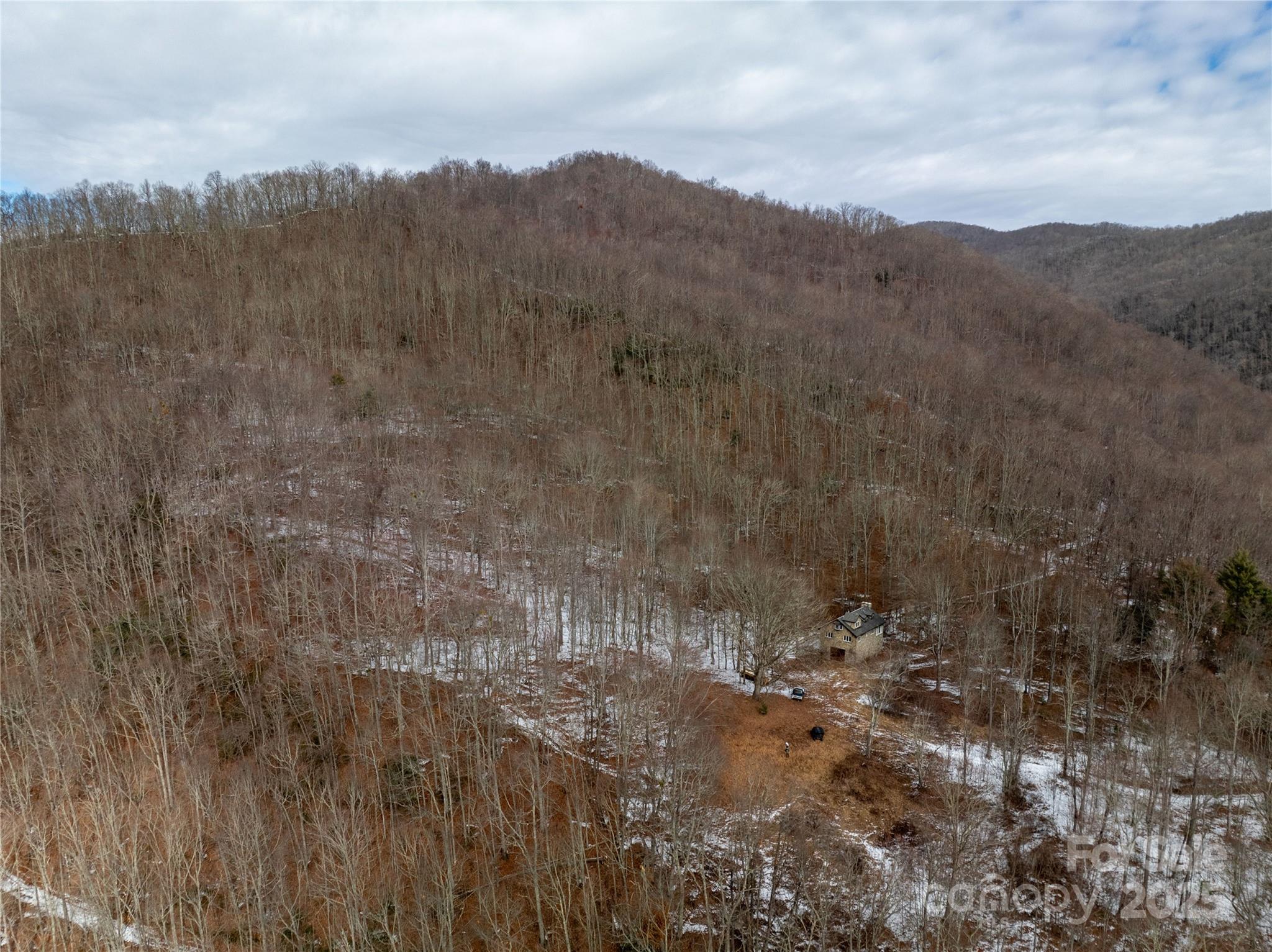 Off Alarka Road Bryson City, NC 28713 - Photo 37 of 43 a view of a dry field with trees in the background