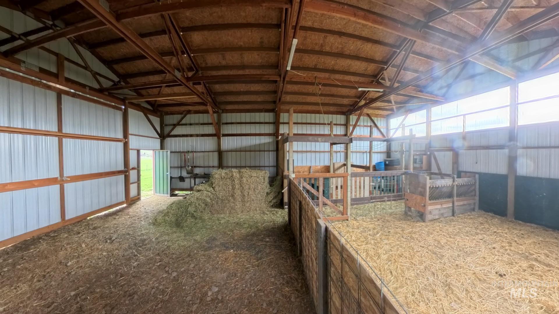 1277 Kennedy Ford Road Potlatch, ID 83855 - Photo 40 of 48 Spacious barn with a wood frame and corrugated metal siding