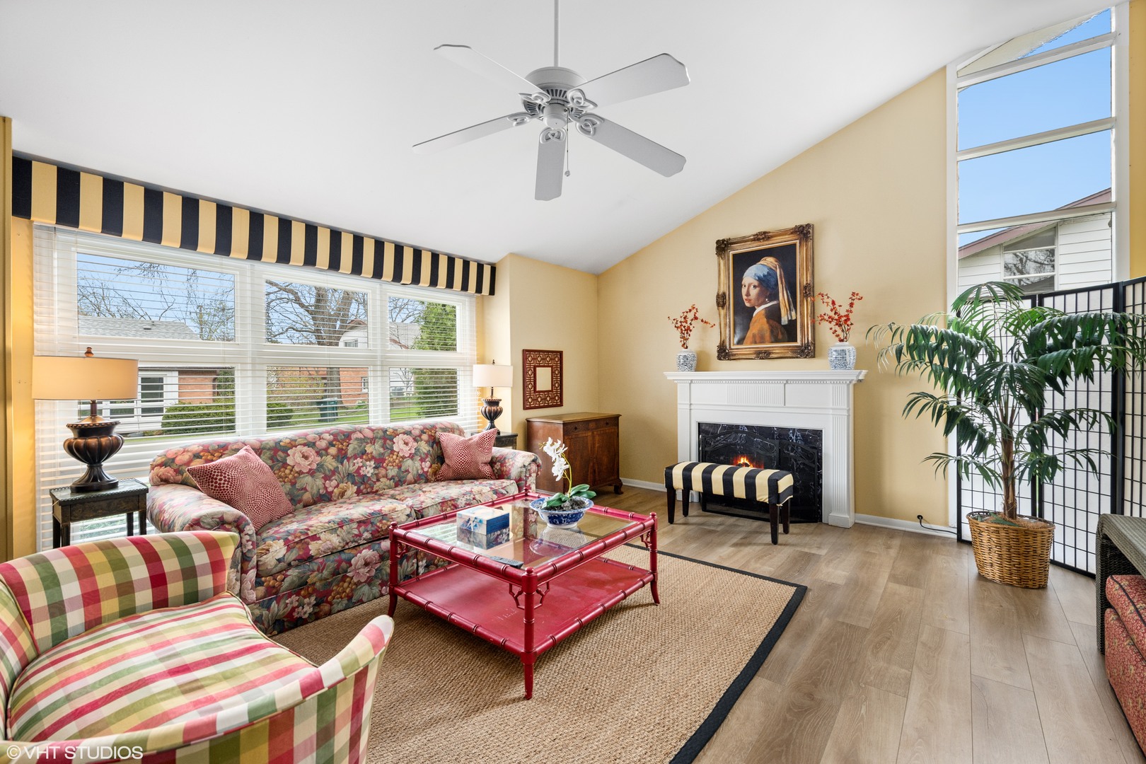 1111 Shermer Road Northbrook, IL 60062 - Photo 2 of 17 a living room with furniture fireplace and a large window