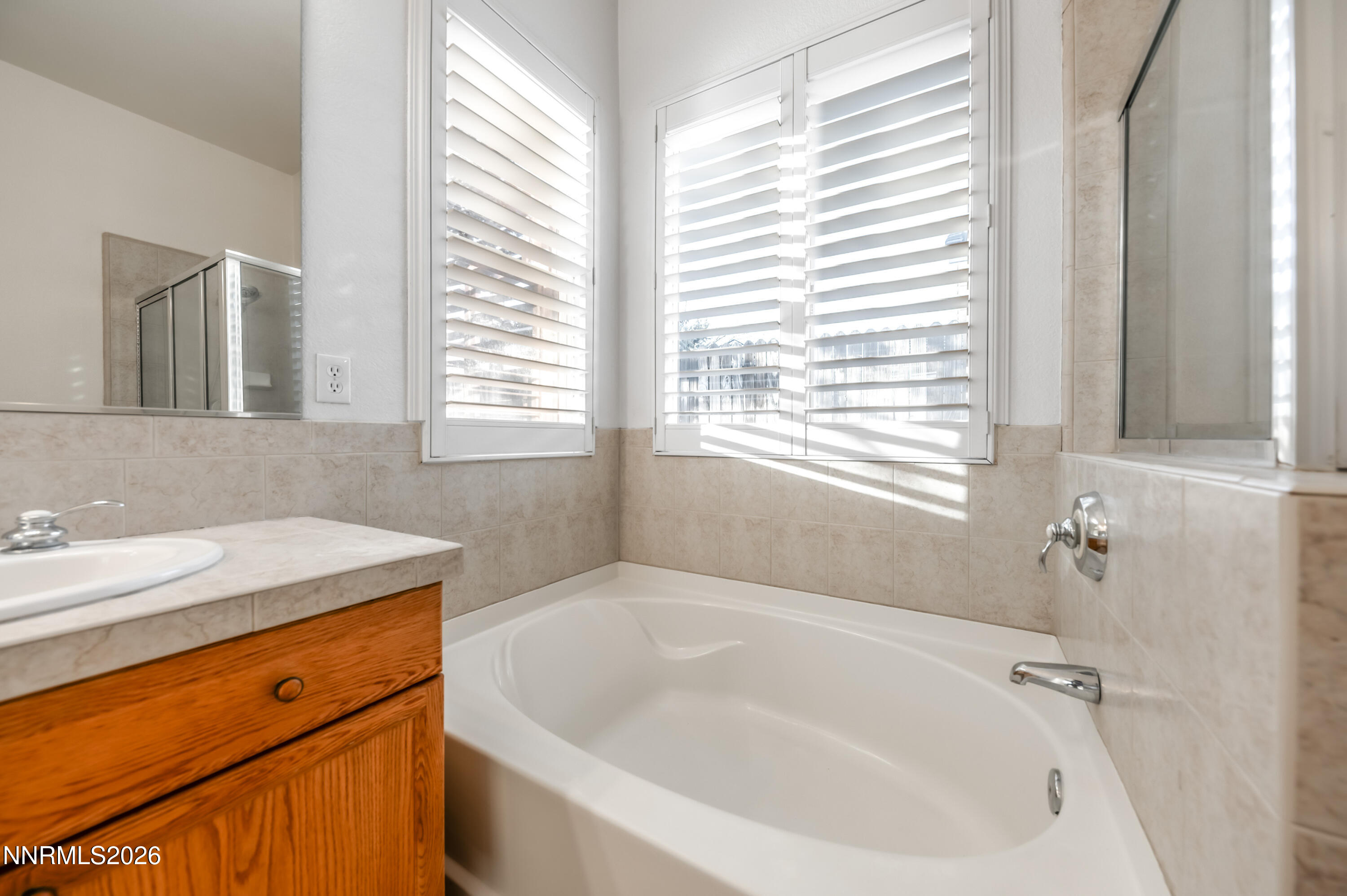 10145 Lucente Way Reno, NV 89521 - Photo 29 of 54 a bathroom with a sink and a bathtub