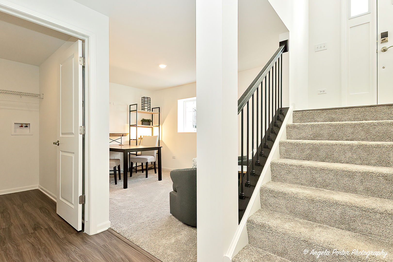 402 Neubauer Circle Lindenhurst, IL 60046 - Photo 24 of 29 a view of a hallway with wooden floor and entryway