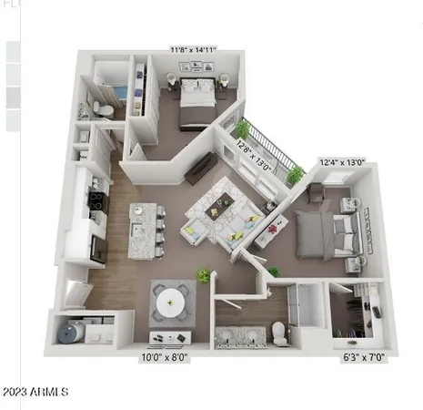 $2,154 | 10529 East Hampton Avenue, Unit B3, Mesa, AZ 85209