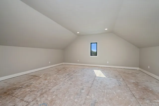 a view of a floor and porch