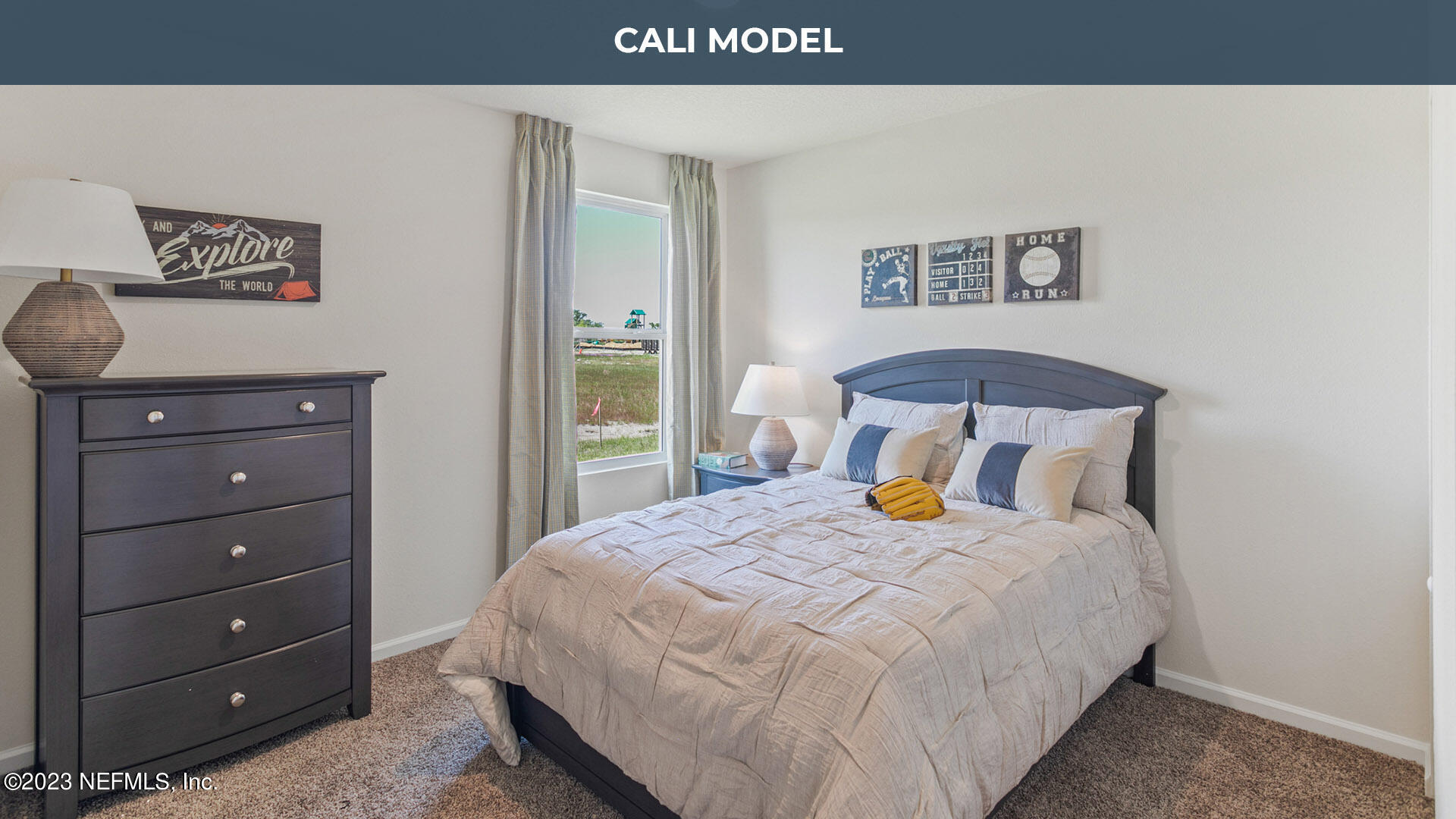 12583 Russian Olive Road Jacksonville, FL 32218 - Photo 8 of 32 a bedroom with a bed and a lamp on dresser