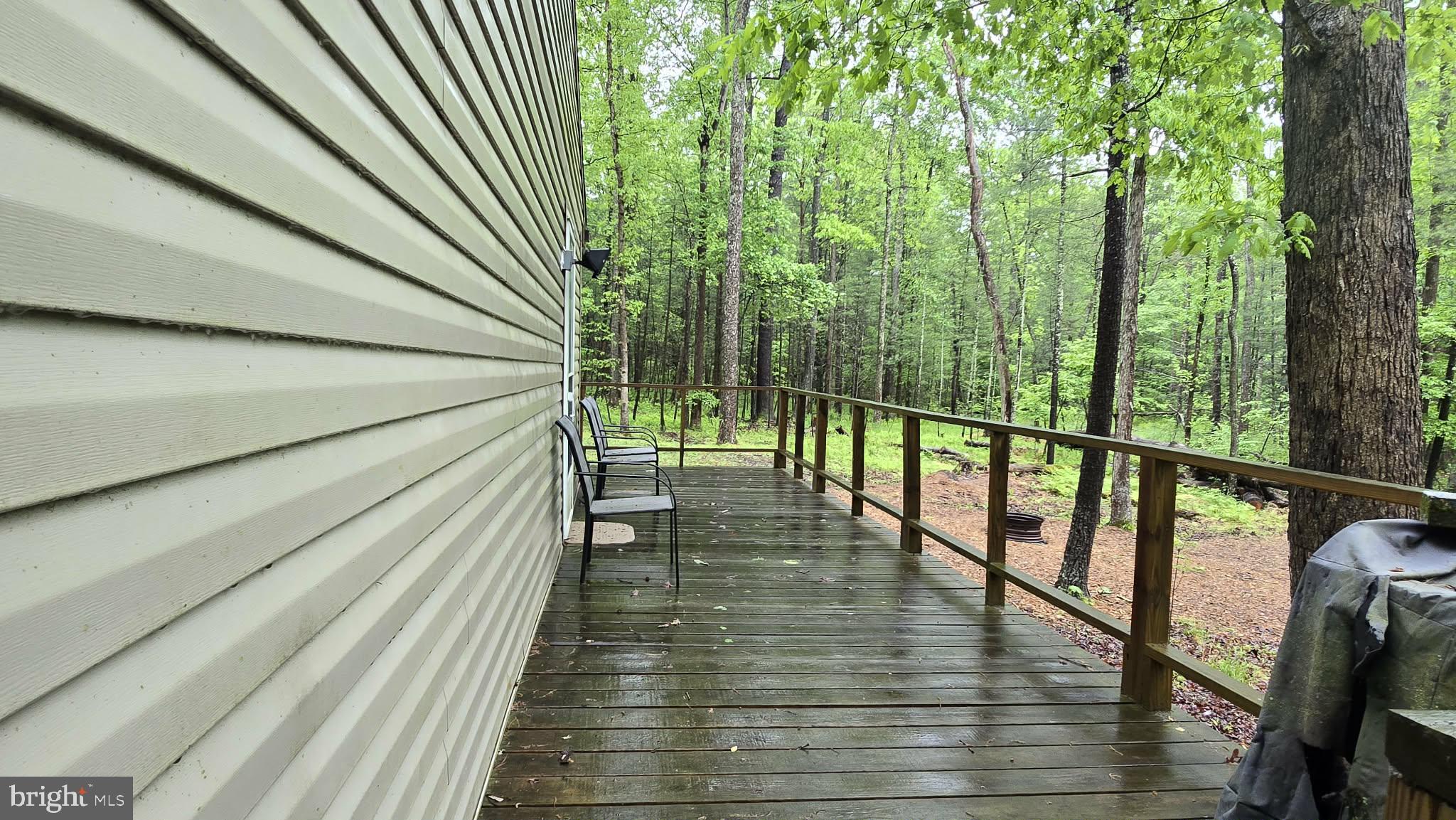 8245 Aughwick Road Fort Loudon, PA 17224 - Photo 7 of 26 a view of balcony with wooden floor and fence