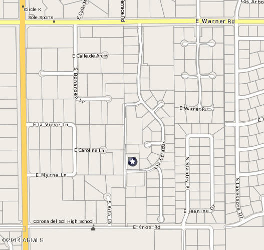 9211 South Terrace Road Tempe, AZ 85284 - Photo 43 of 45 Location Within Gated 'Las Estadas'