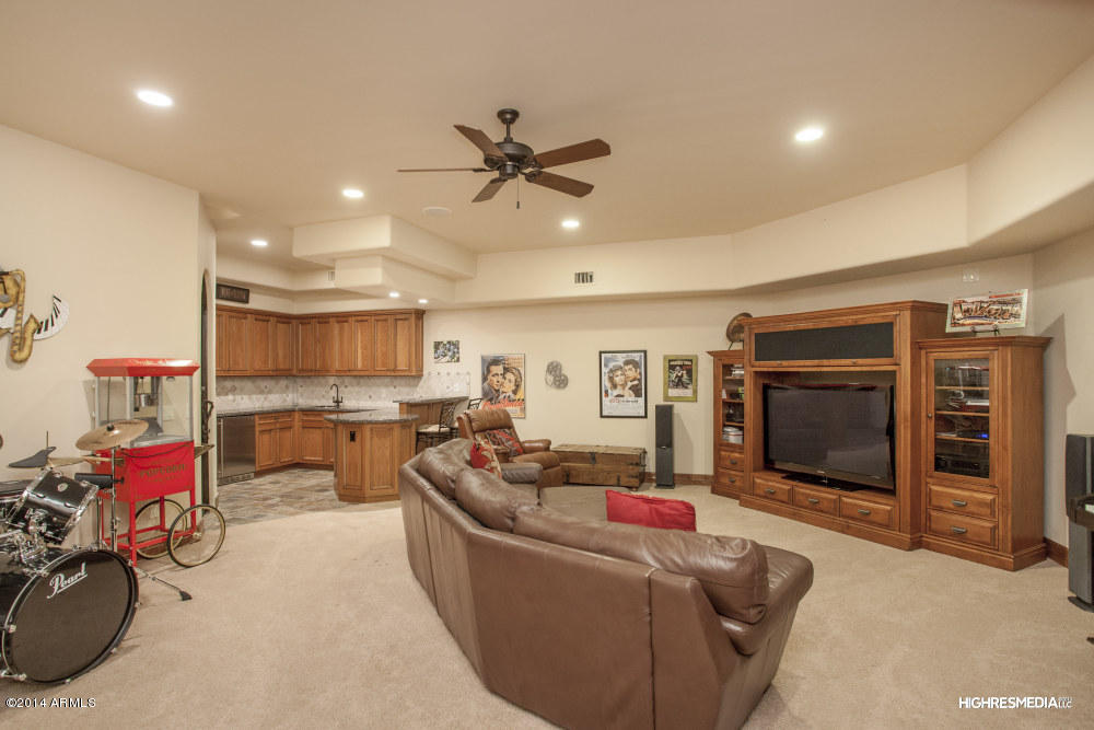 9211 South Terrace Road Tempe, AZ 85284 - Photo 6 of 45 Basement Living Space with Mini-Kitchen
