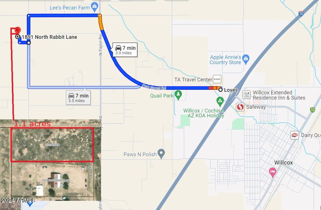 1.1-ac North 1.1-ac N Rabbit Lane Willcox, AZ 85643 - Photo 12 of 12 a picture of a glass door with a small yard