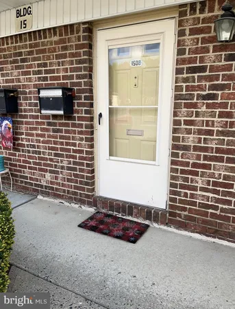 a view of front door of house