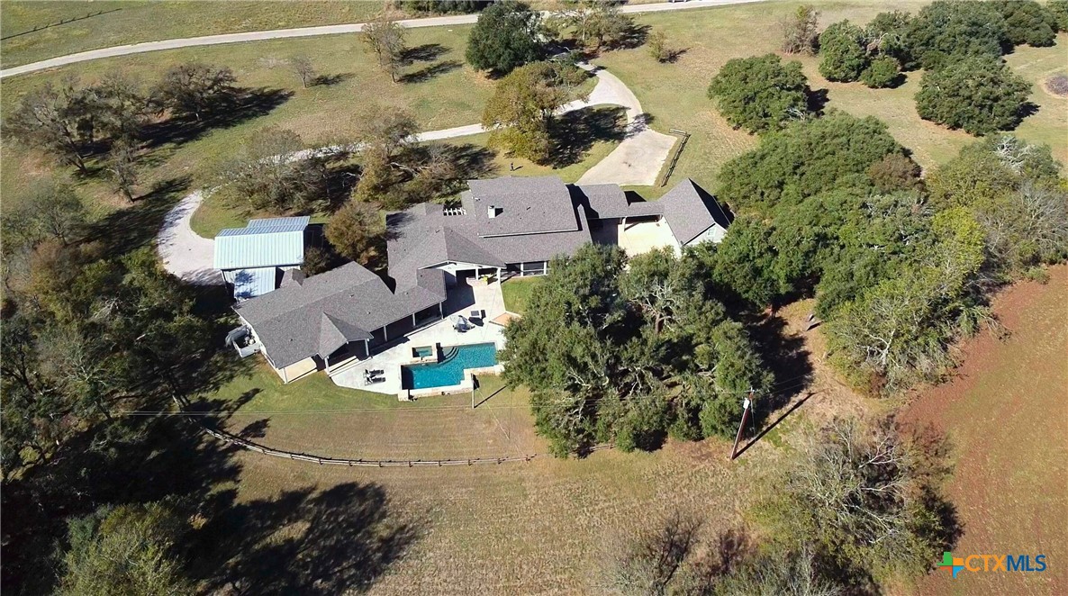 8355 Poison Oak Road, Unit H Temple, TX 76502 - Photo 3 of 48 an aerial view of a house with a yard