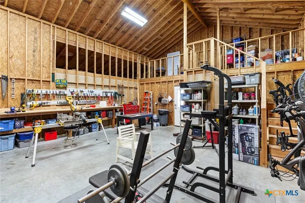 a view of storage and utility room
