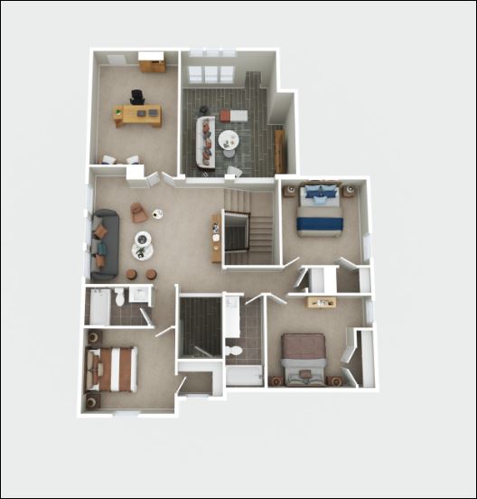 109 Rocky River Road Georgetown, TX 78628 - Photo 10 of 10 Visualize your life in this thoughtfully designed multi-level floor plan.